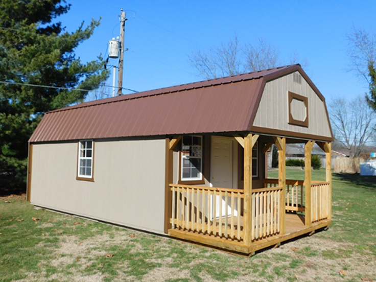 photo of painted Lofted Cabin
